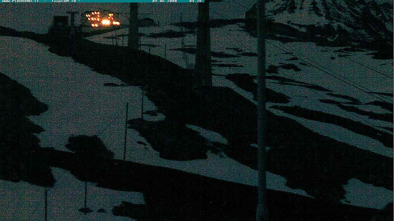Archiv Foto Webcam Stilfser Joch: Blick auf die Gondel