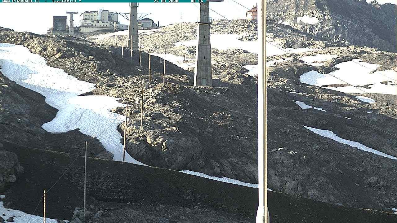 Archiv Foto Webcam Stilfser Joch: Blick auf die Gondel