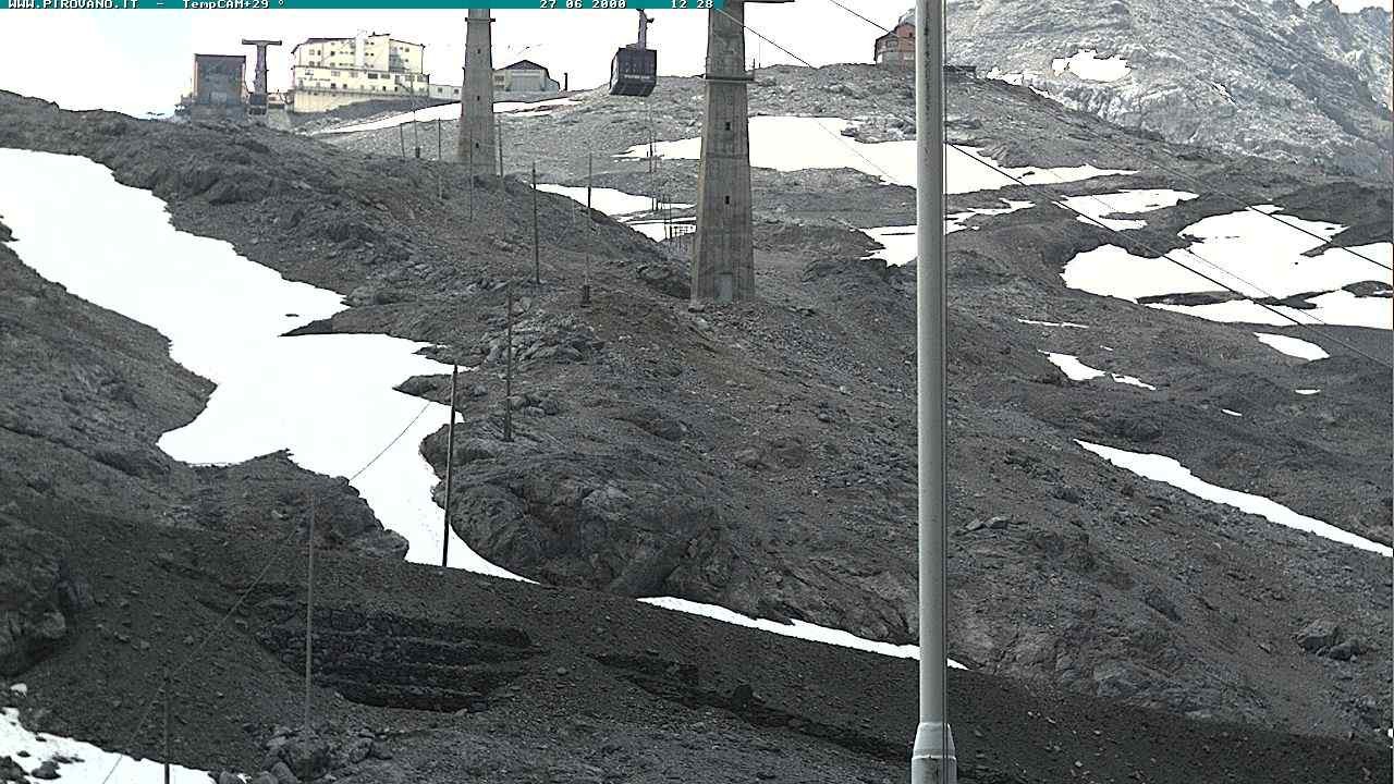Archiv Foto Webcam Stilfser Joch: Blick auf die Gondel