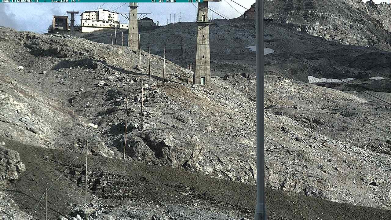 Archived image Webcam Stilfser Joch: View Gondola