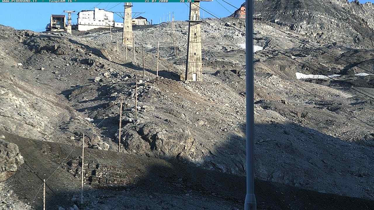 Archived image Webcam Stilfser Joch: View Gondola