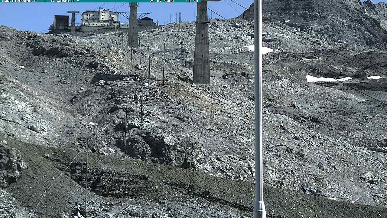 Archiv Foto Webcam Stilfser Joch: Blick auf die Gondel