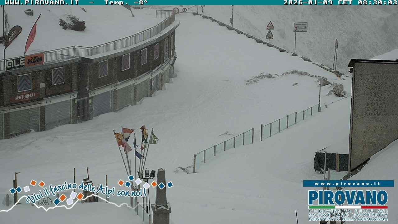 Archiv Foto Webcam Stilfserjoch: Passübergang