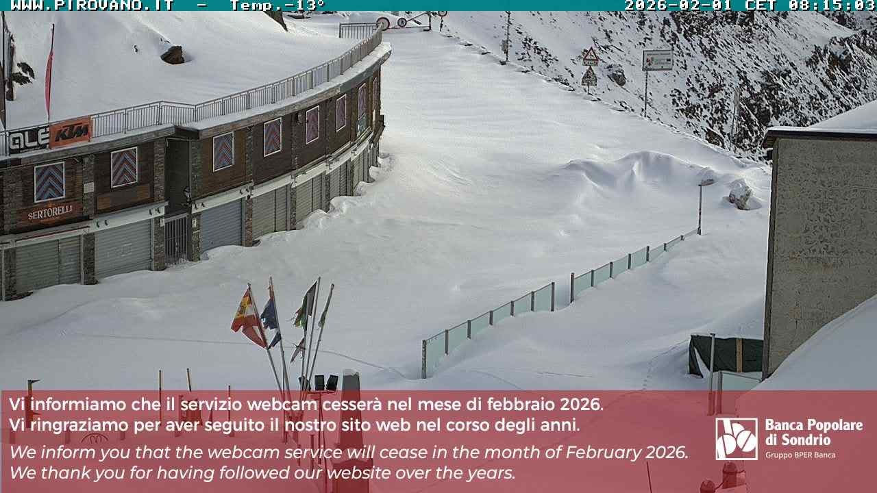 Archiv Foto Webcam Stilfserjoch: Passübergang