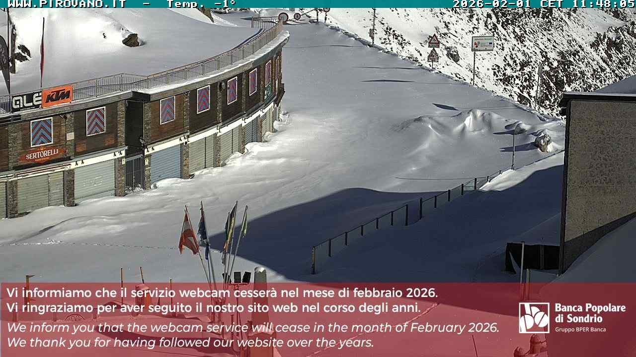 Archiv Foto Webcam Stilfserjoch: Passübergang