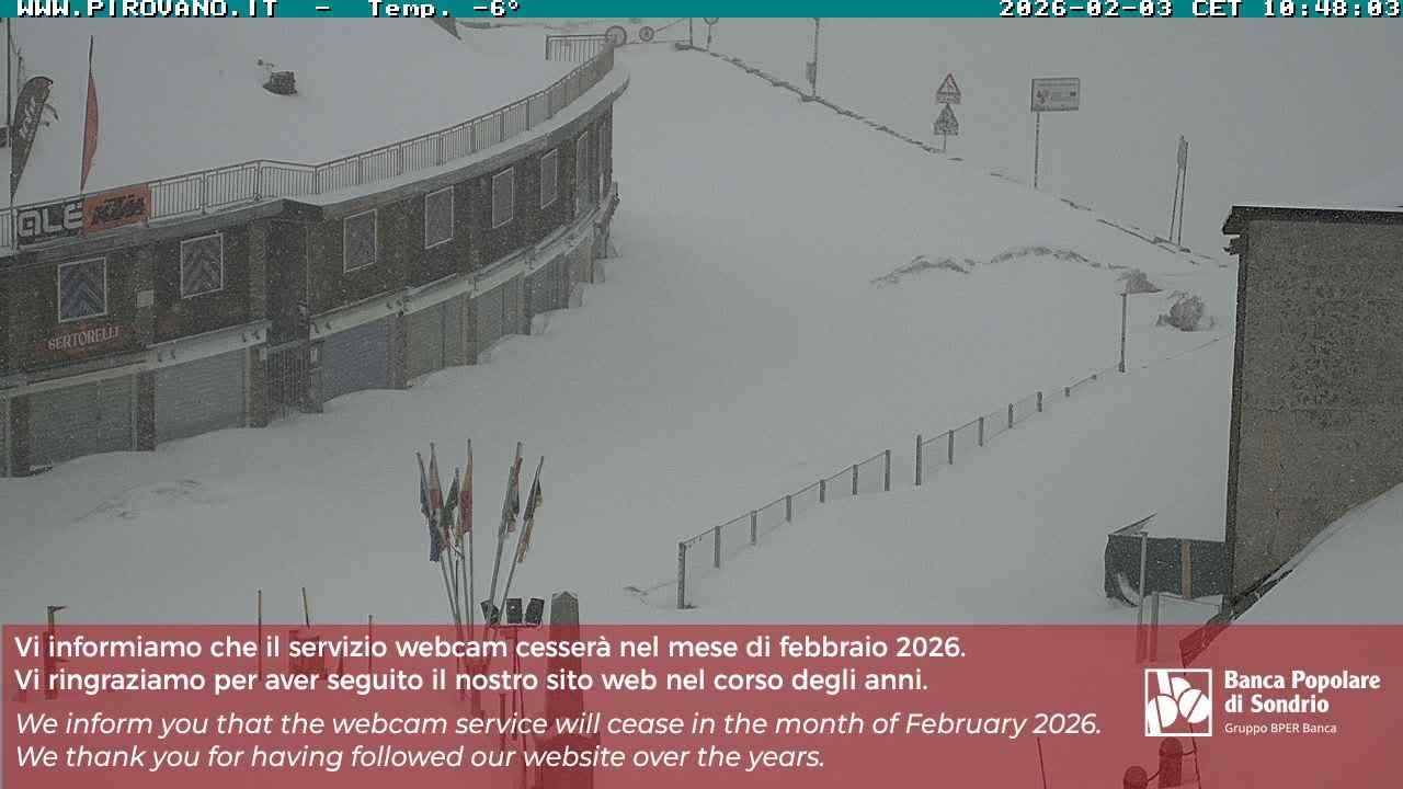 Archiv Foto Webcam Stilfserjoch: Passübergang