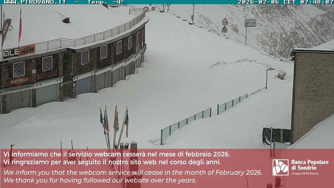 Archiv Foto Webcam Stilfserjoch: Passübergang