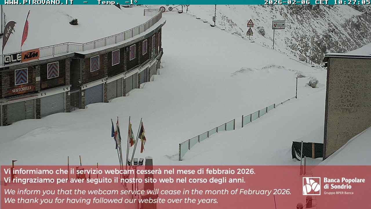 Archiv Foto Webcam Stilfserjoch: Passübergang