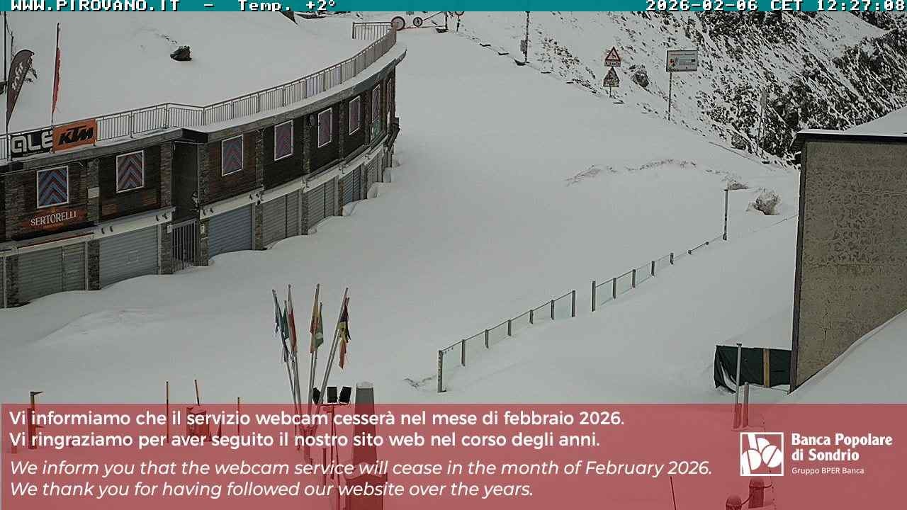 Archiv Foto Webcam Stilfserjoch: Passübergang