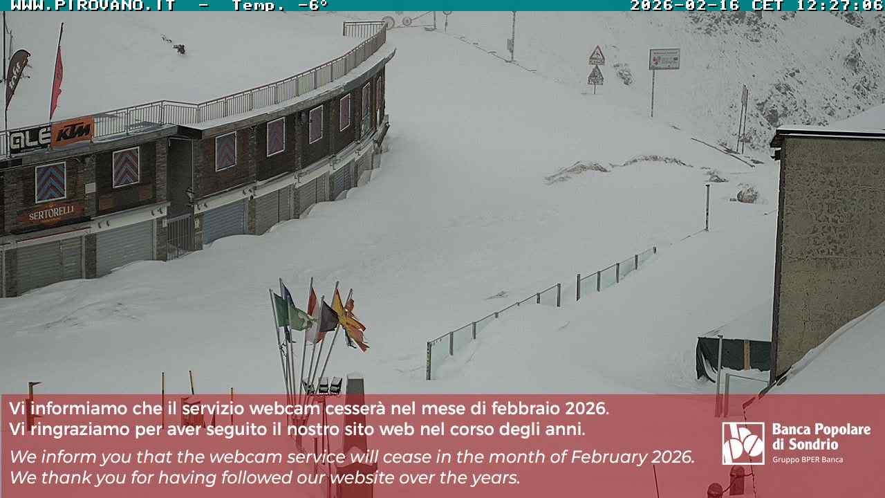 Archiv Foto Webcam Stilfserjoch: Passübergang