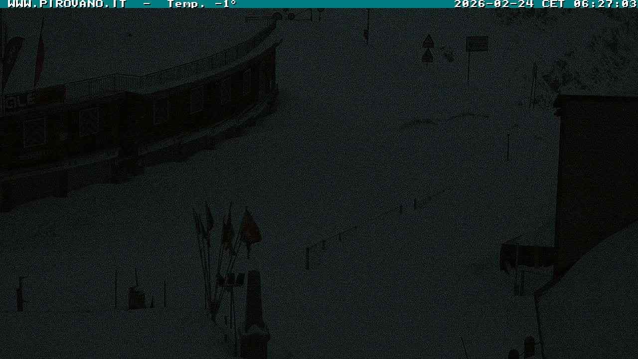 Archiv Foto Webcam Stilfserjoch: Passübergang