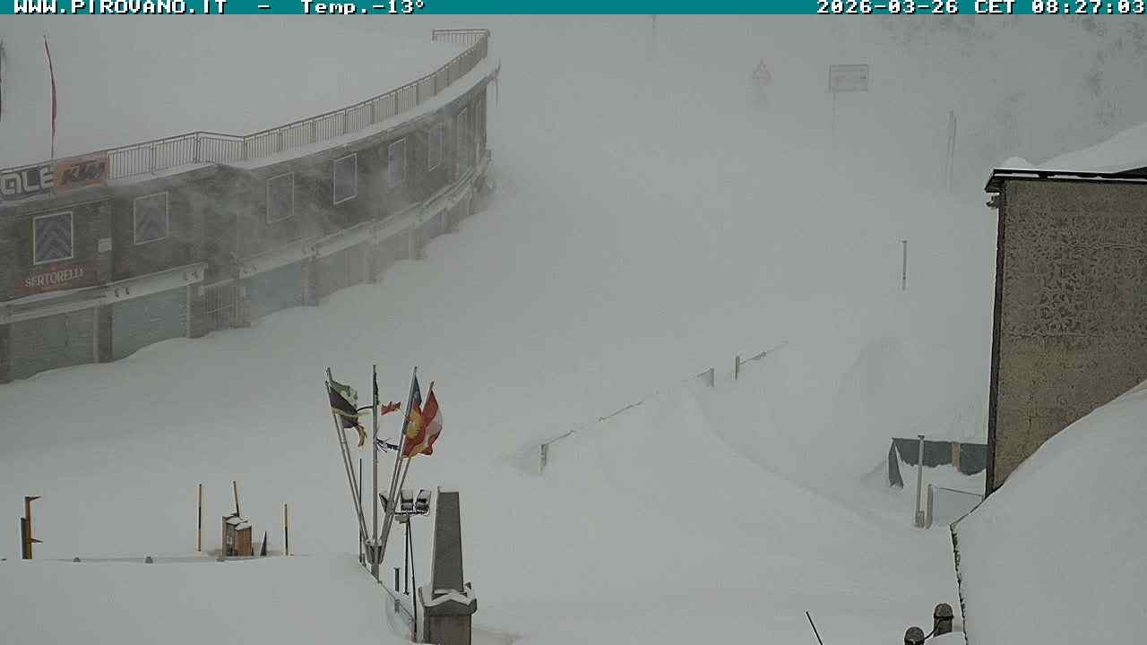 Archiv Foto Webcam Stilfserjoch: Passübergang