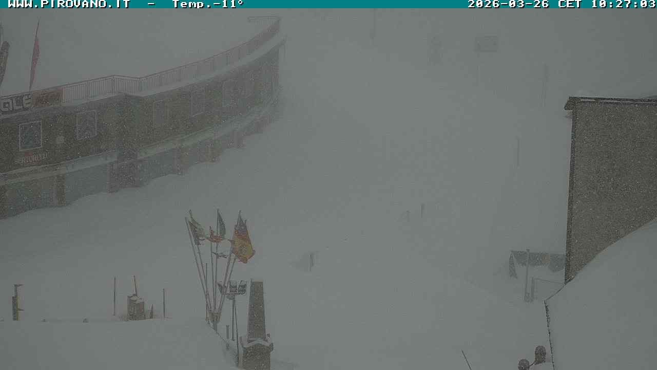 Archiv Foto Webcam Stilfserjoch: Passübergang