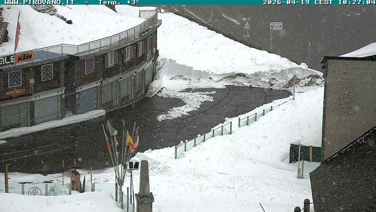 Archiv Foto Webcam Stilfserjoch: Passübergang
