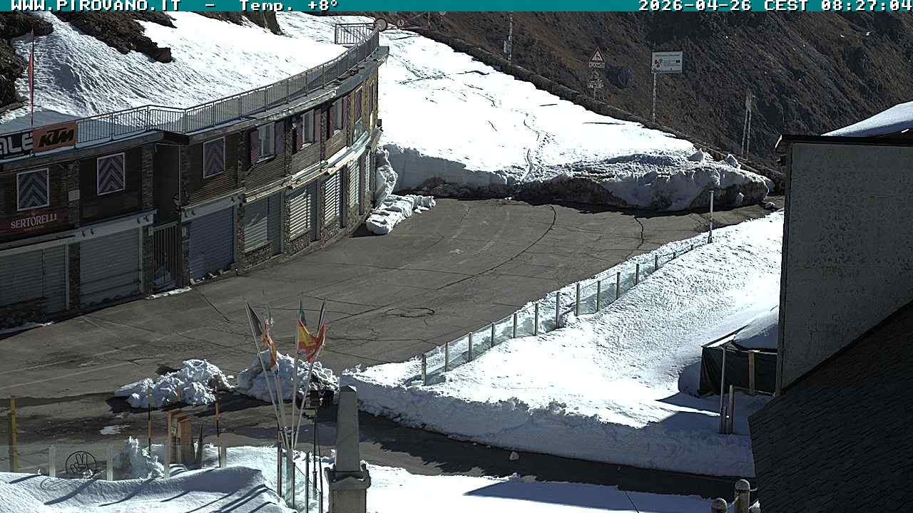 Archiv Foto Webcam Stilfserjoch: Passübergang