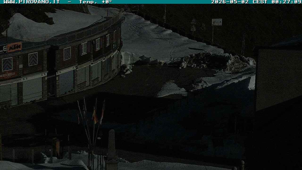 Archiv Foto Webcam Stilfserjoch: Passübergang