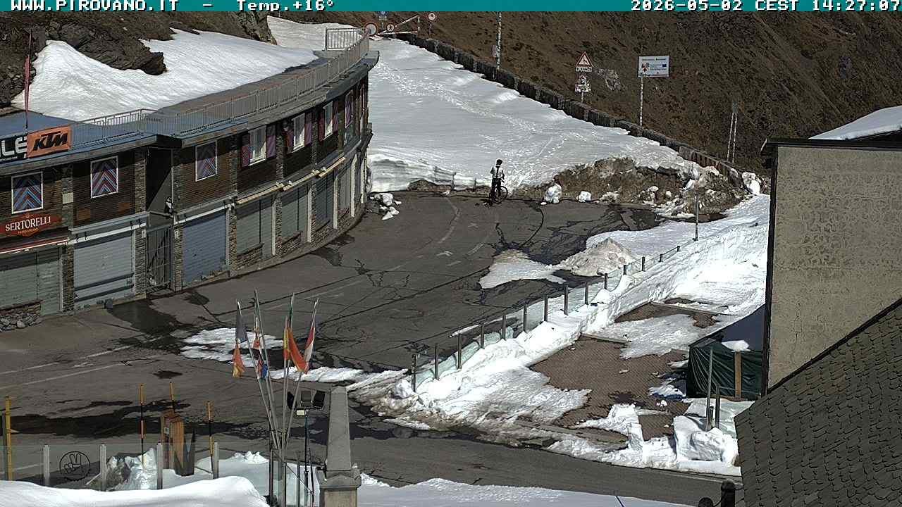 Archiv Foto Webcam Stilfserjoch: Passübergang