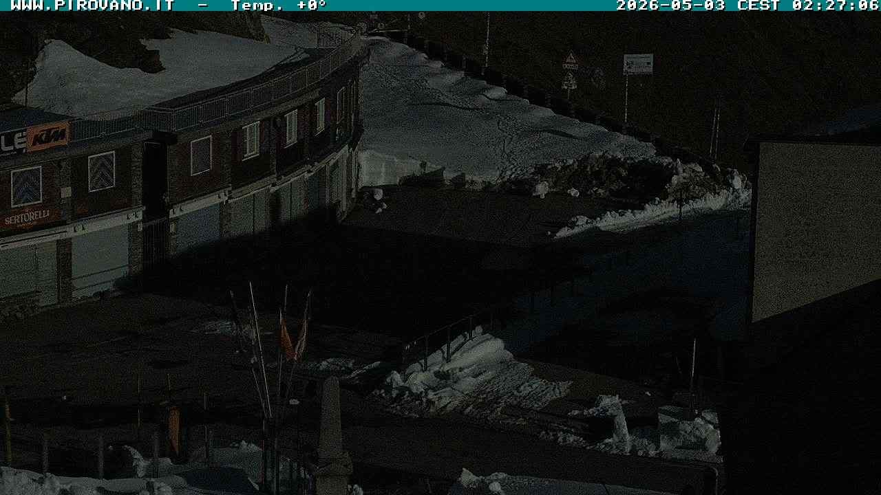 Archiv Foto Webcam Stilfserjoch: Passübergang