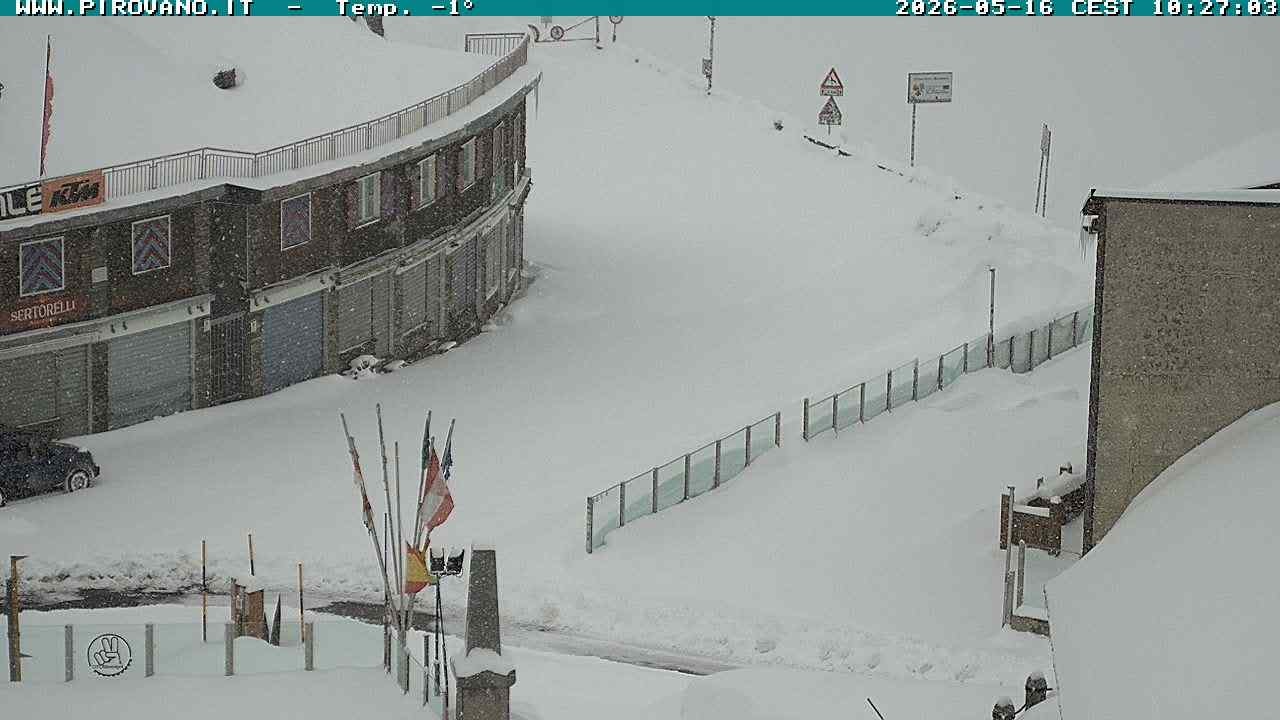 Archiv Foto Webcam Stilfserjoch: Passübergang