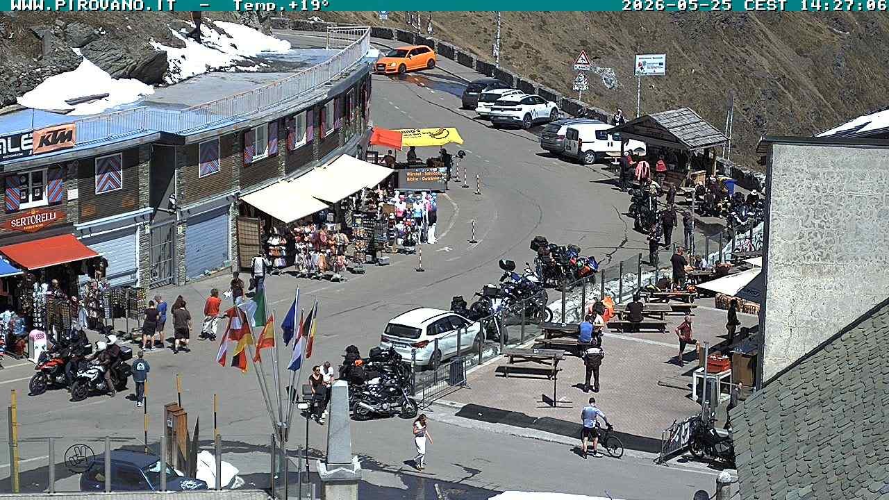 Archiv Foto Webcam Stilfserjoch: Passübergang