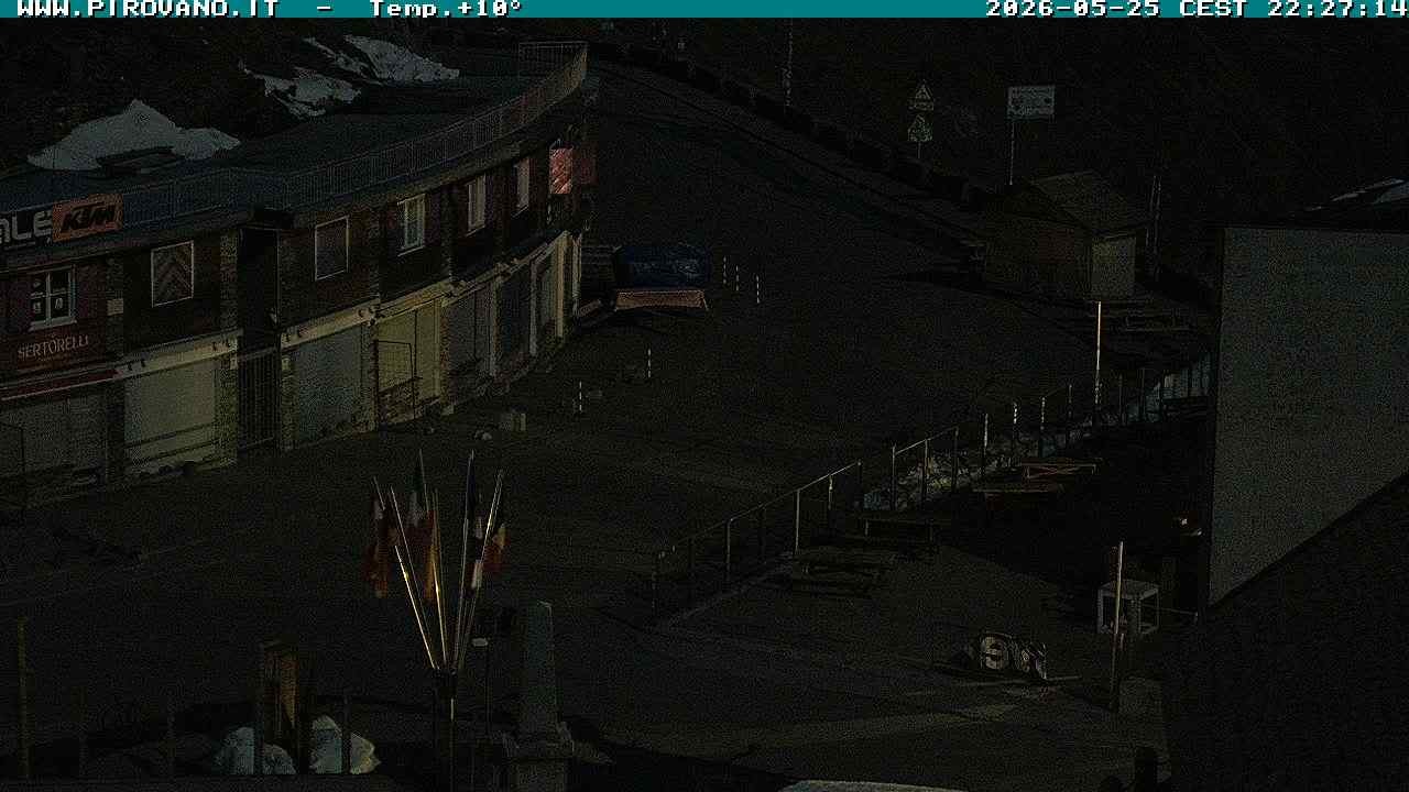 Archiv Foto Webcam Stilfserjoch: Passübergang