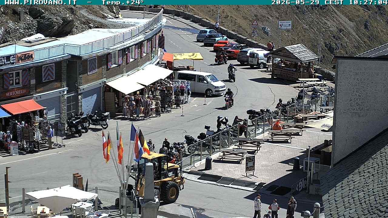 Archiv Foto Webcam Stilfserjoch: Passübergang
