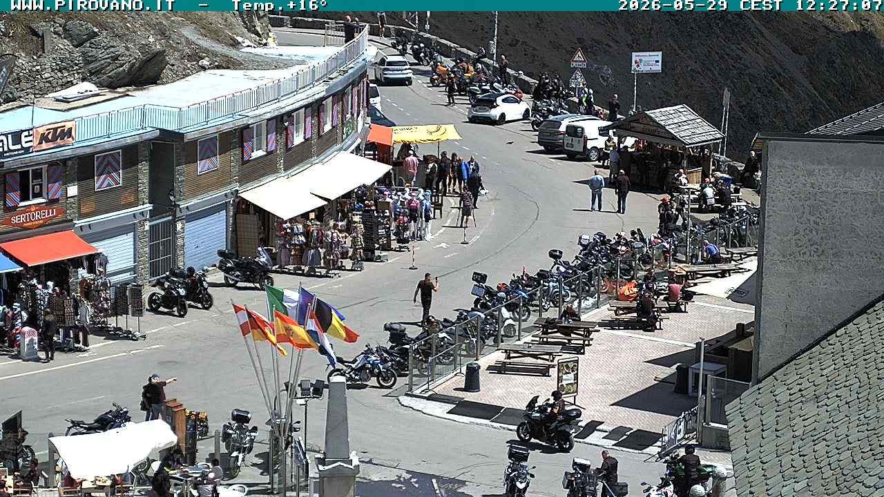 Archiv Foto Webcam Stilfserjoch: Passübergang