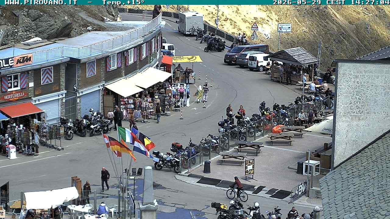 Archiv Foto Webcam Stilfserjoch: Passübergang