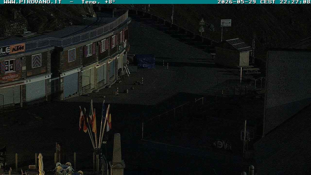 Archiv Foto Webcam Stilfserjoch: Passübergang