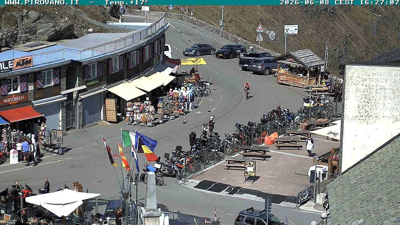 Archiv Foto Webcam Stilfserjoch: Passübergang
