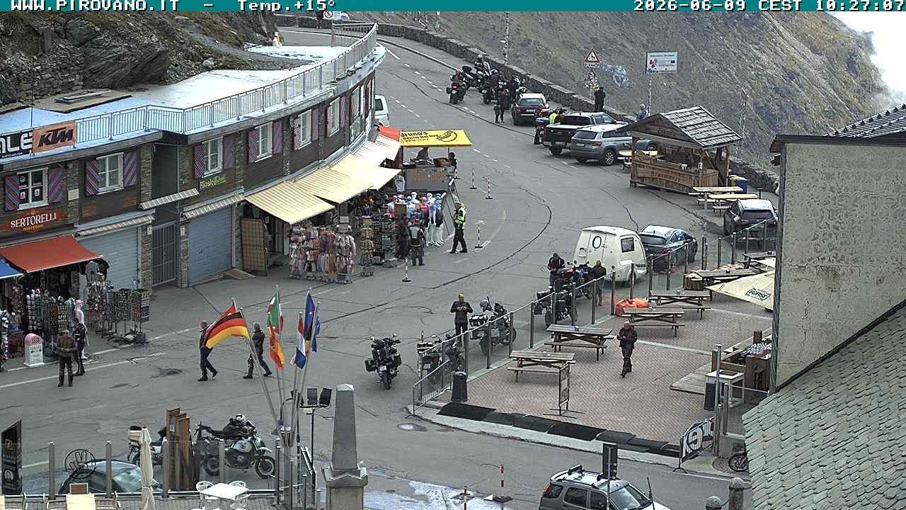 Archiv Foto Webcam Stilfserjoch: Passübergang