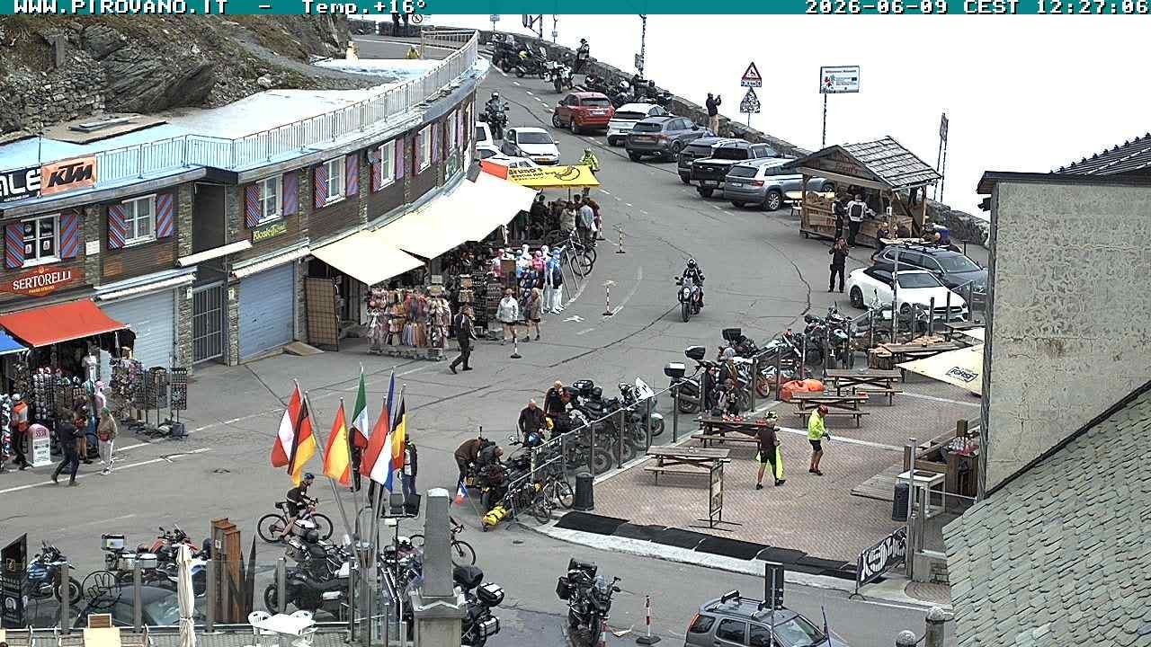 Archiv Foto Webcam Stilfserjoch: Passübergang