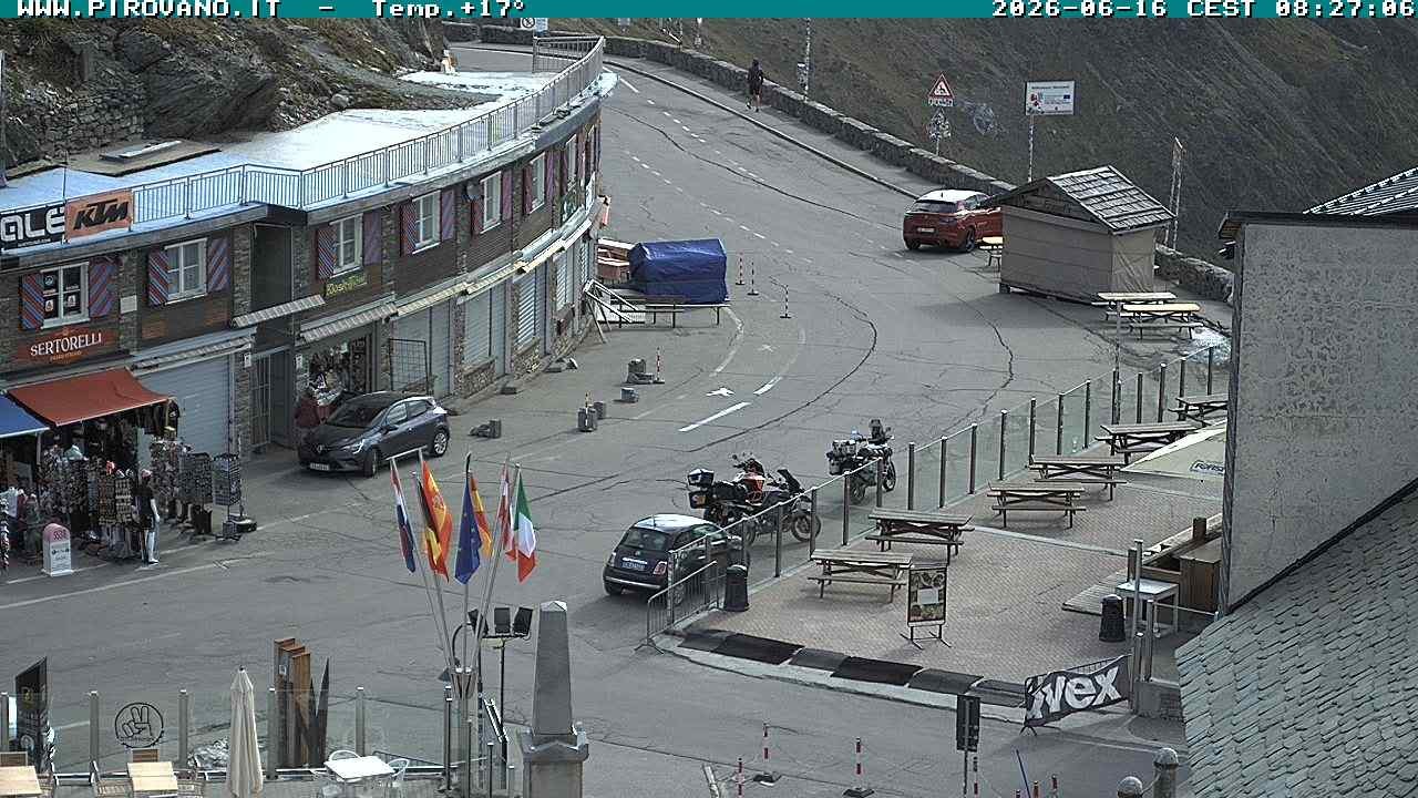 Archiv Foto Webcam Stilfserjoch: Passübergang