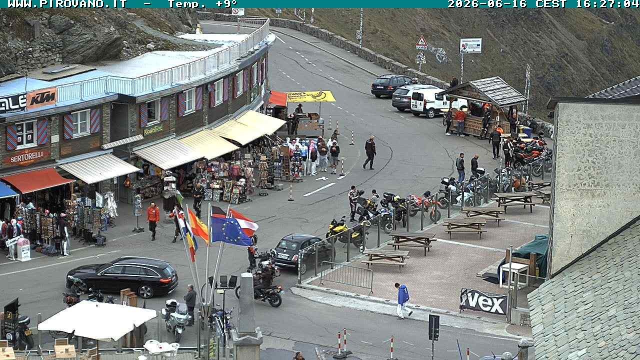Archiv Foto Webcam Stilfserjoch: Passübergang