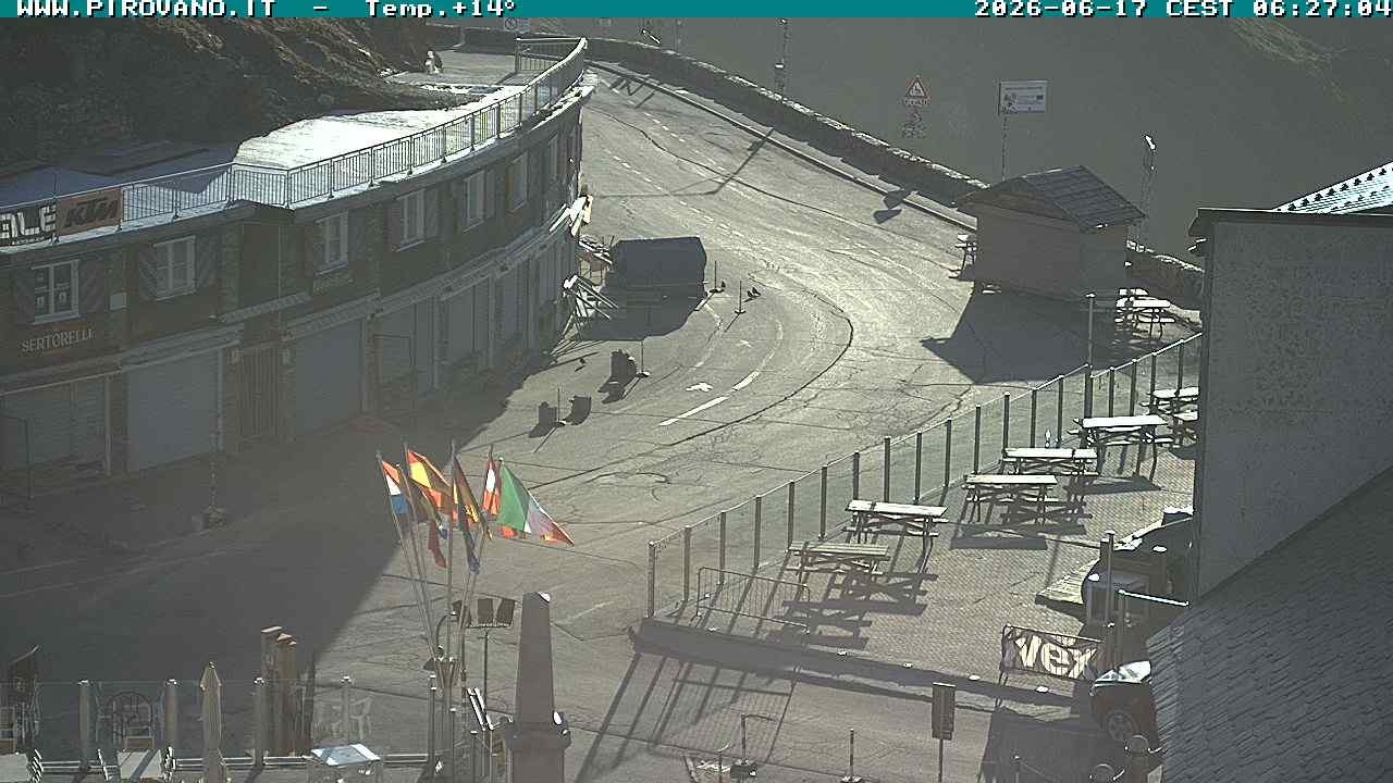 Archiv Foto Webcam Stilfserjoch: Passübergang