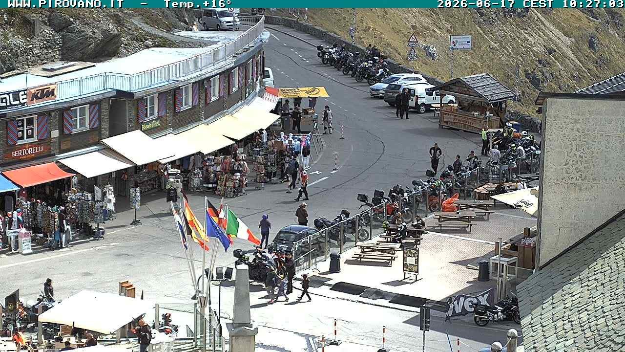 Archiv Foto Webcam Stilfserjoch: Passübergang