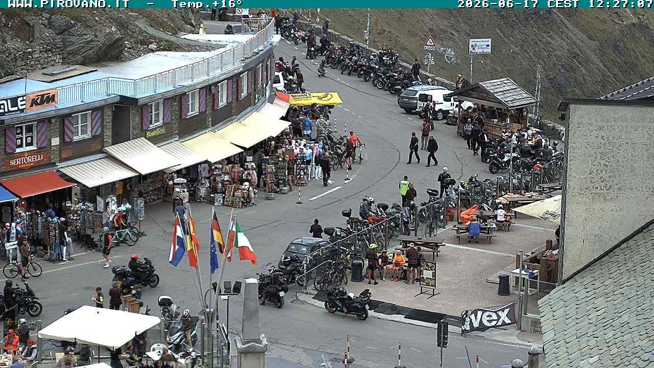Archiv Foto Webcam Stilfserjoch: Passübergang