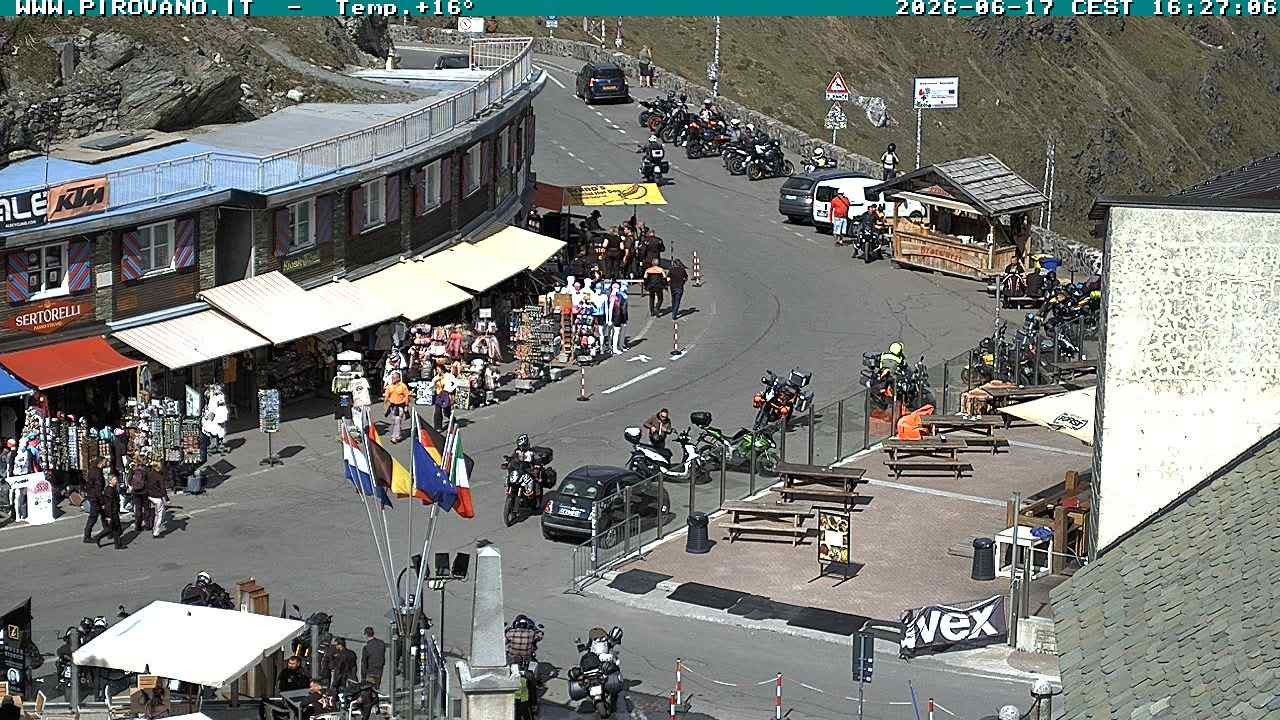Archiv Foto Webcam Stilfserjoch: Passübergang