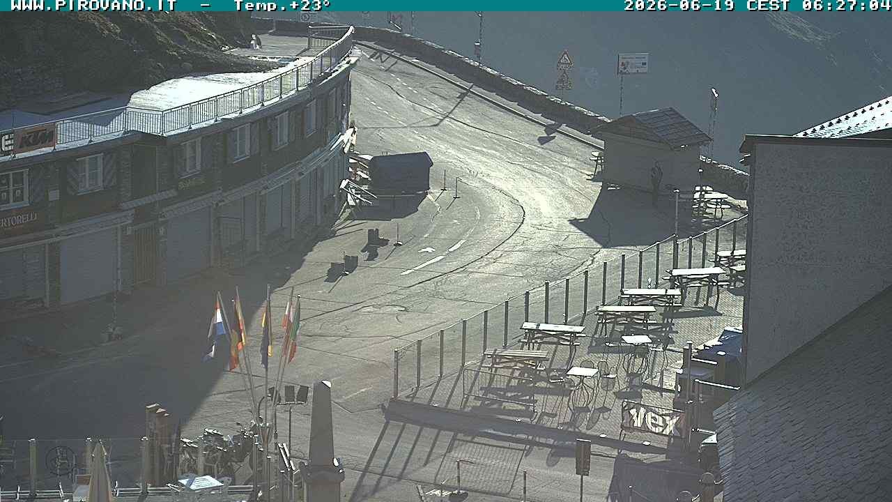 Archiv Foto Webcam Stilfserjoch: Passübergang