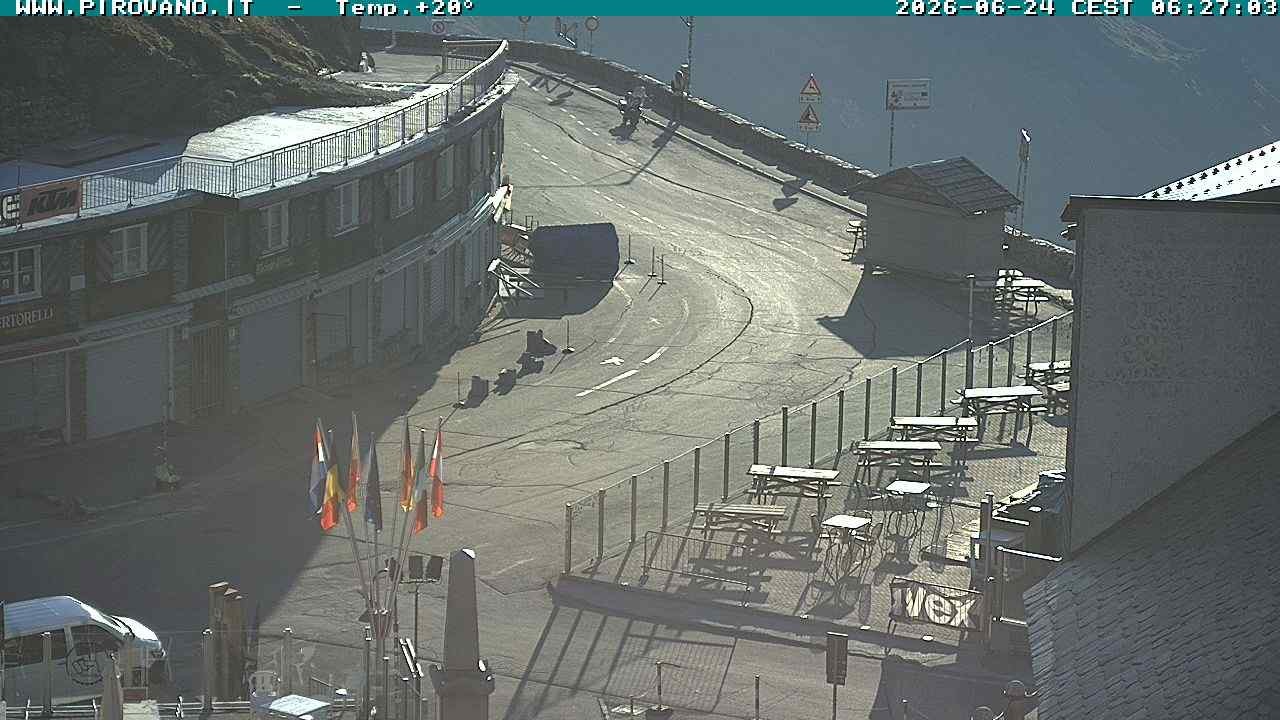 Archiv Foto Webcam Stilfserjoch: Passübergang
