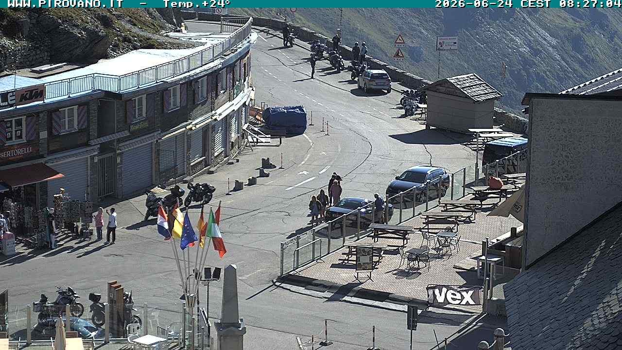 Archiv Foto Webcam Stilfserjoch: Passübergang
