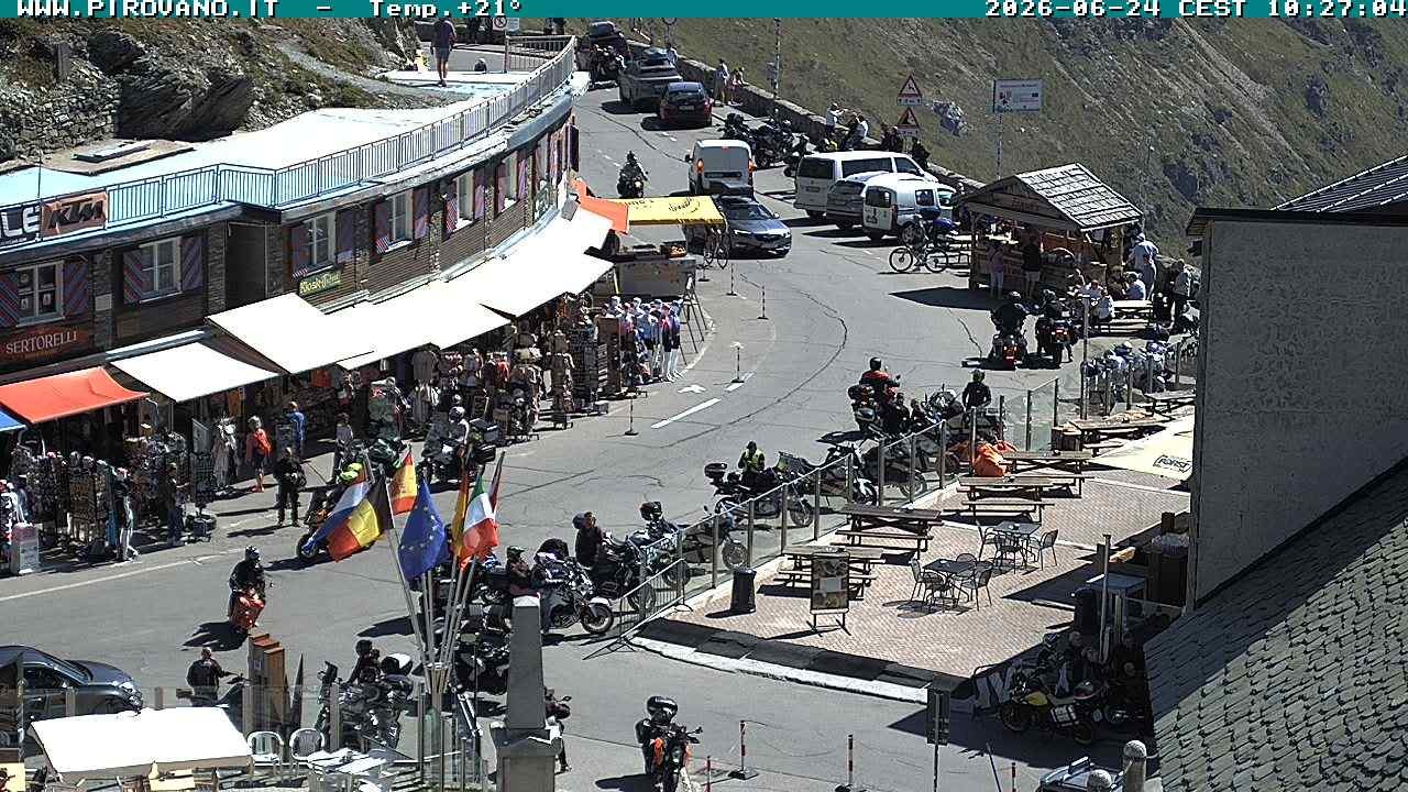 Archiv Foto Webcam Stilfserjoch: Passübergang