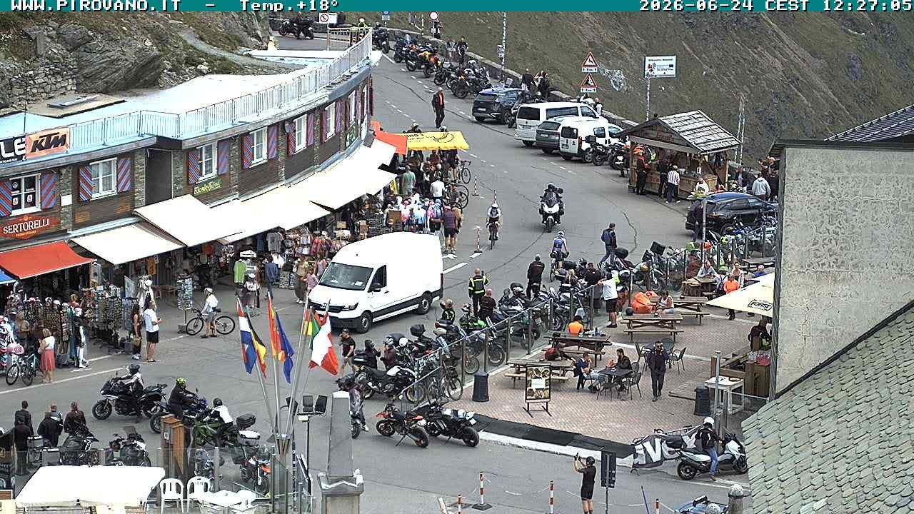 Archiv Foto Webcam Stilfserjoch: Passübergang