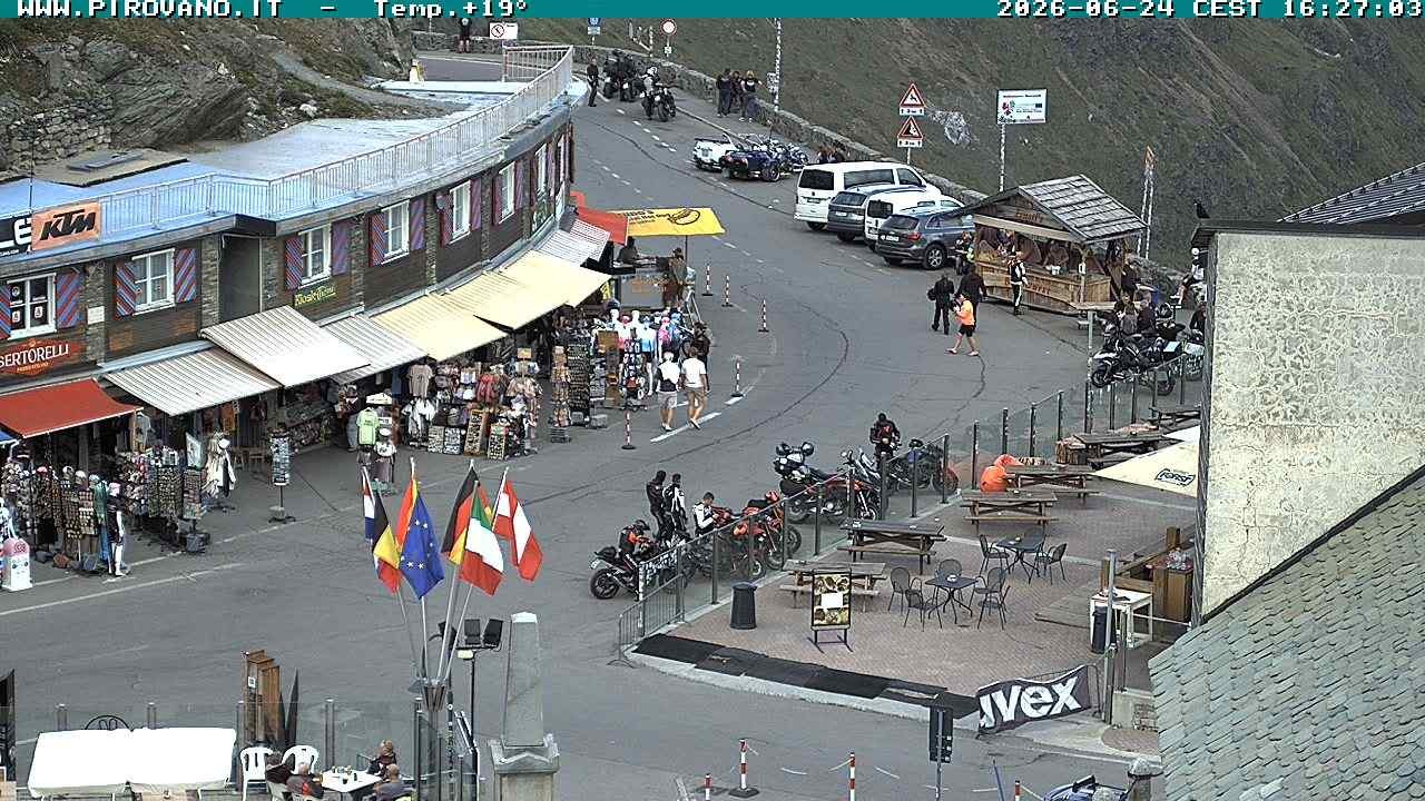 Archiv Foto Webcam Stilfserjoch: Passübergang