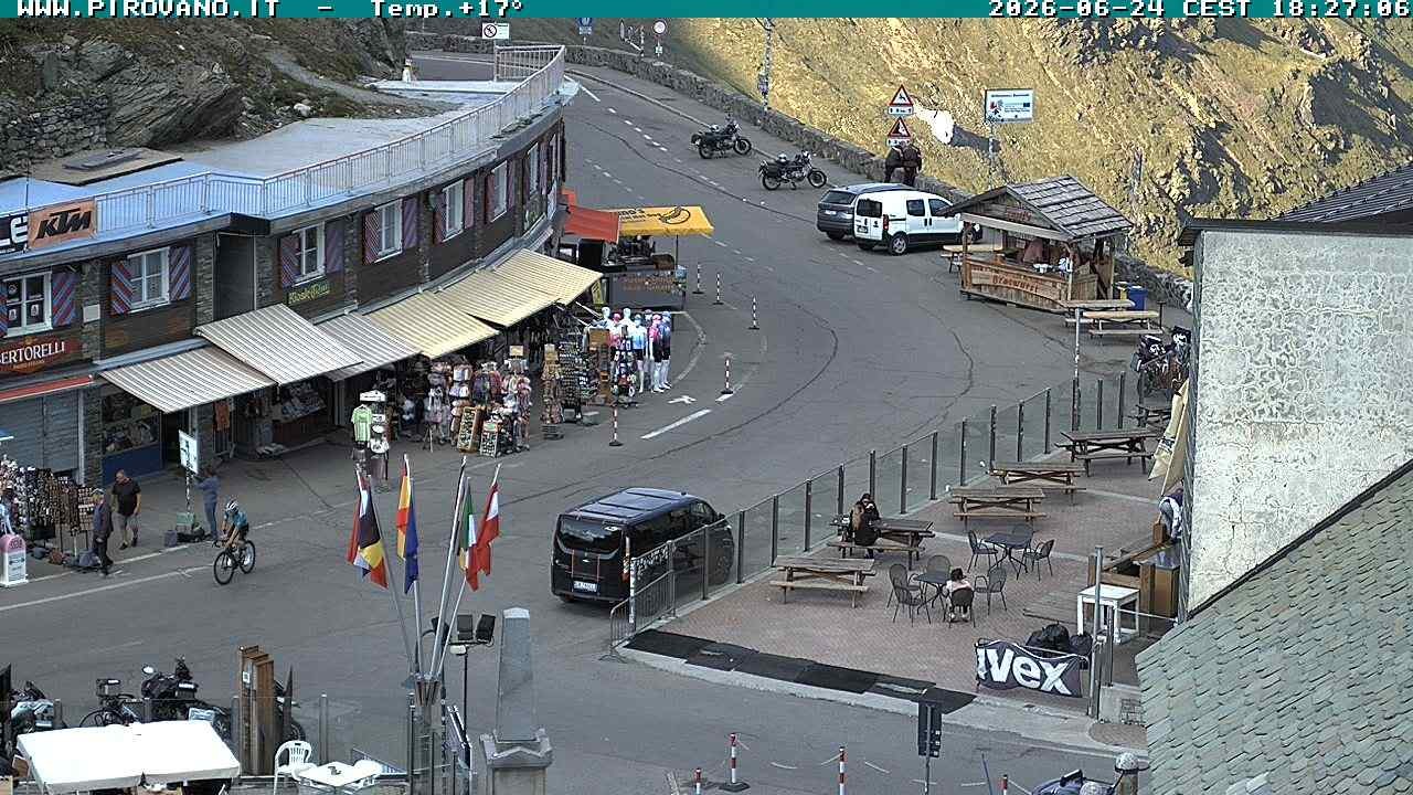 Archiv Foto Webcam Stilfserjoch: Passübergang