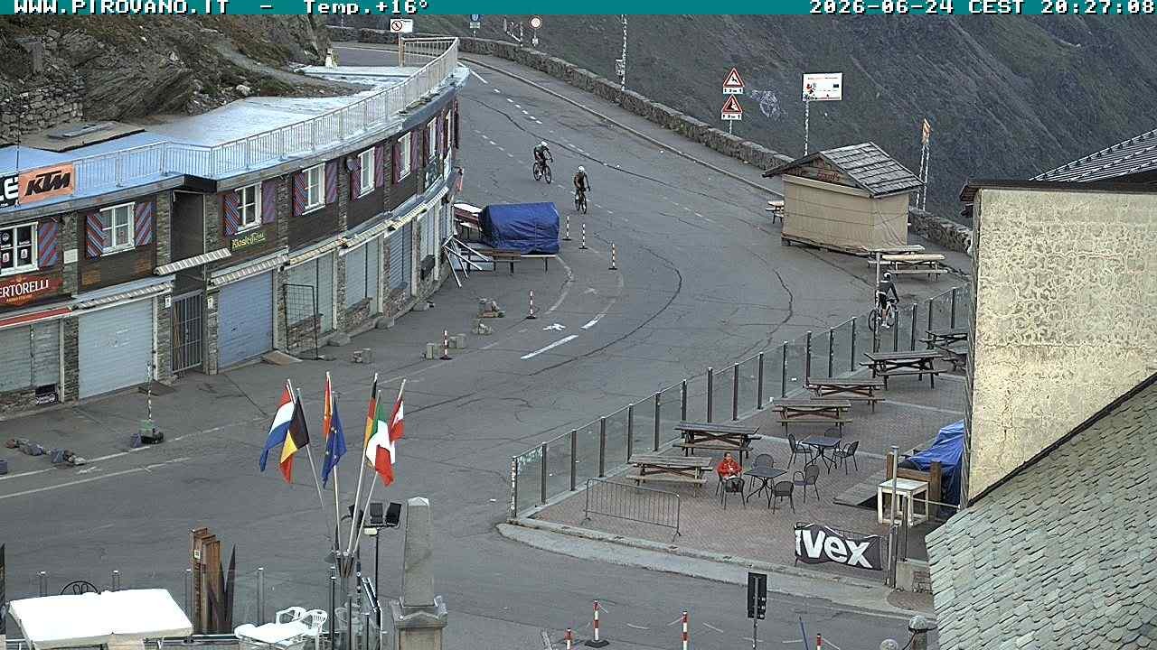 Archived image Webcam Stilfserjoch mountain pass