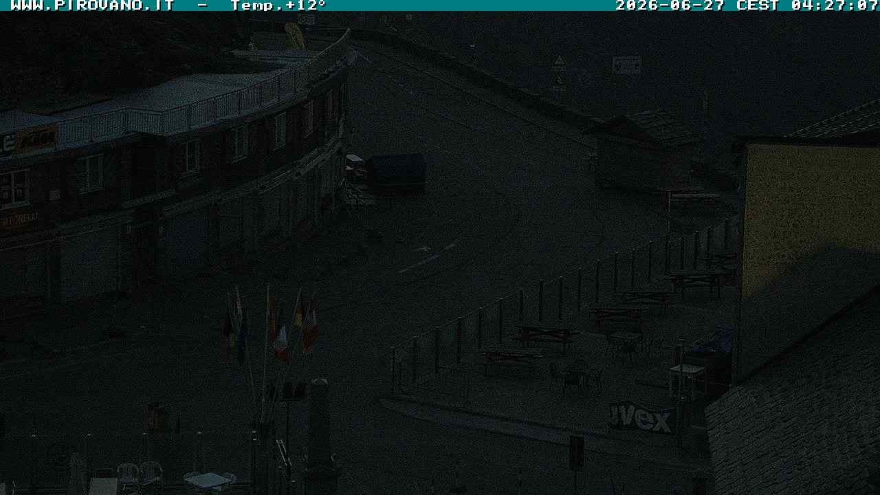 Archiv Foto Webcam Stilfserjoch: Passübergang