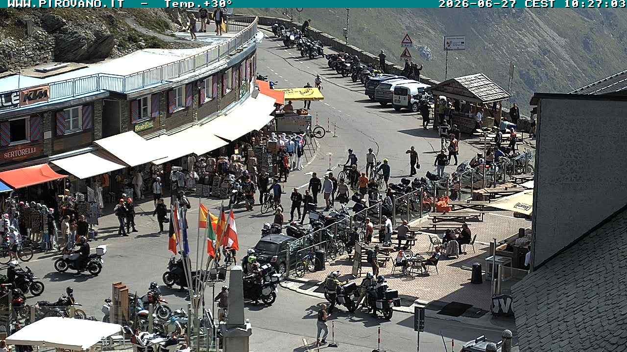 Archiv Foto Webcam Stilfserjoch: Passübergang