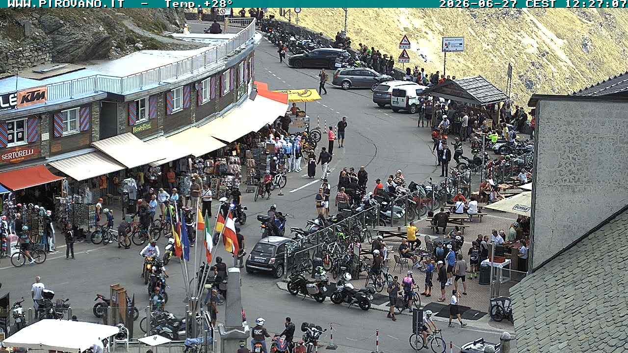 Archiv Foto Webcam Stilfserjoch: Passübergang