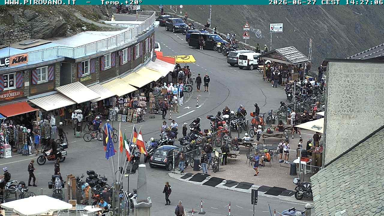 Archiv Foto Webcam Stilfserjoch: Passübergang